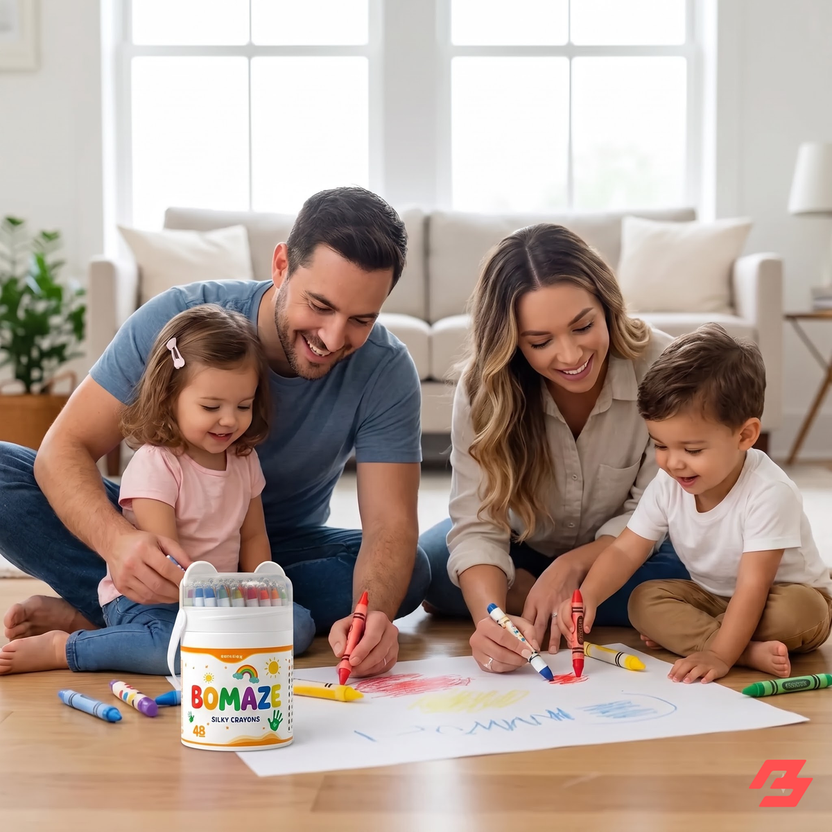 Bomaze™ Washable Twist Crayons