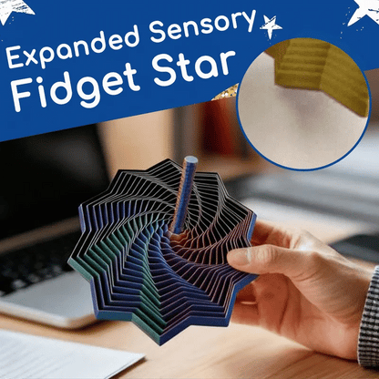 Fidget Star™ – Hypnotic 3D Spinner for Focus & Stress Relief
